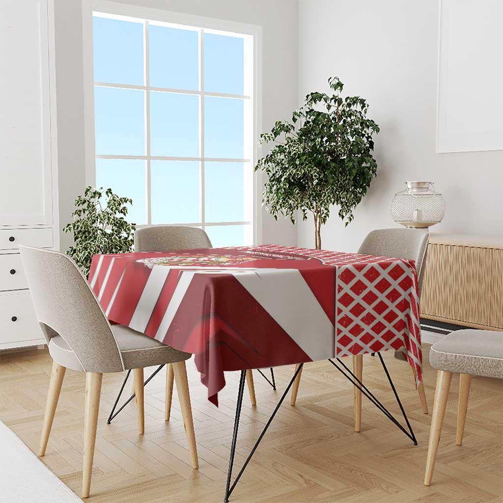 Monaco Tablecloth Coat Of Arms Unique Style - Wonder Print Shop