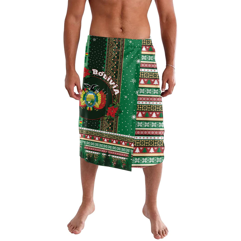 Bolivia Christmas Lavalava Feliz Navidad Andean Condor Tree Winter Knit