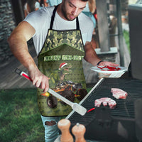 Dinosaur Christmas Apron Merry Rexmas - Wonder Print Shop