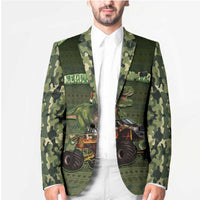 Dinosaur Christmas Blazer Merry Rexmas - Wonder Print Shop