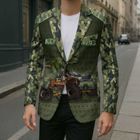 Dinosaur Christmas Blazer Merry Rexmas - Wonder Print Shop