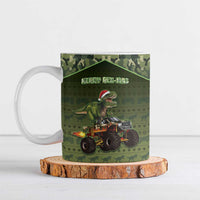 Dinosaur Christmas Ceramic Mug Merry Rexmas - Wonder Print Shop