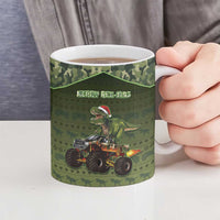 Dinosaur Christmas Ceramic Mug Merry Rexmas - Wonder Print Shop
