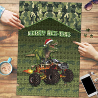 Dinosaur Christmas Puzzle Merry Rexmas - Wonder Print Shop