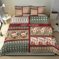 Corgi Christmas Bedding Set Merry Corgmas - Wonder Print Shop