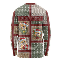 Personalized Corgi Christmas Long Sleeve Shirt Merry Corgmas - Wonder Print Shop