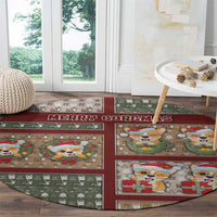 Corgi Christmas Round Carpet Merry Corgmas - Wonder Print Shop