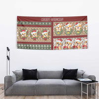 Corgi Christmas Tapestry Merry Corgmas - Wonder Print Shop