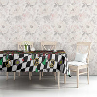 Hippie Christmas Tablecloth Doodle Style - Wonder Print Shop