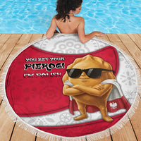 Poland Beach Blanket The Cool Pierogi Funny Style