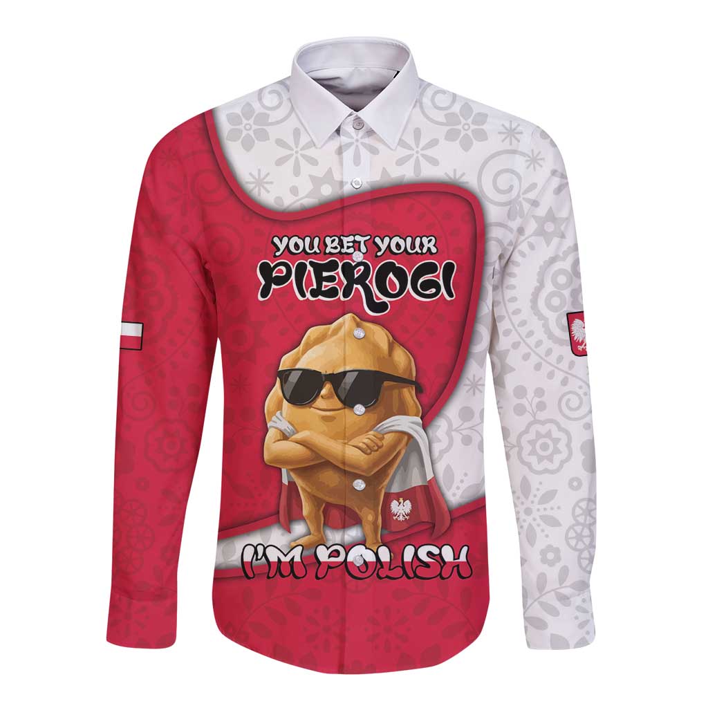 Personalized Poland Long Sleeve Button Shirt The Cool Pierogi Funny Style