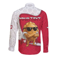Personalized Poland Long Sleeve Button Shirt The Cool Pierogi Funny Style