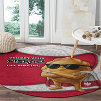 Poland Round Carpet The Cool Pierogi Funny Style