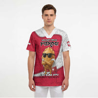 Personalized Poland Scrub Top The Cool Pierogi Funny Style