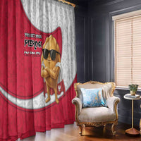 Poland Window Curtain The Cool Pierogi Funny Style