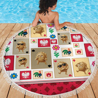Poland Beach Blanket Pierogi Tysiac 1000