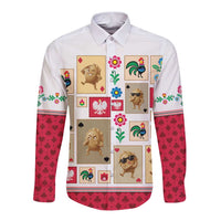 Poland Long Sleeve Button Shirt Pierogi Tysiac 1000