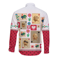 Poland Long Sleeve Button Shirt Pierogi Tysiac 1000
