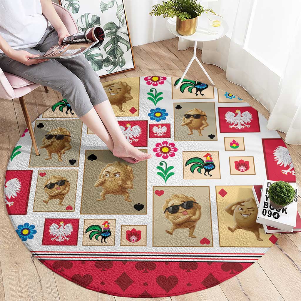 Poland Round Carpet Pierogi Tysiac 1000