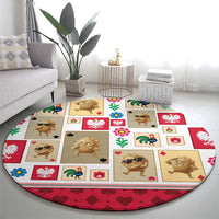 Poland Round Carpet Pierogi Tysiac 1000