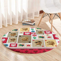 Poland Round Carpet Pierogi Tysiac 1000