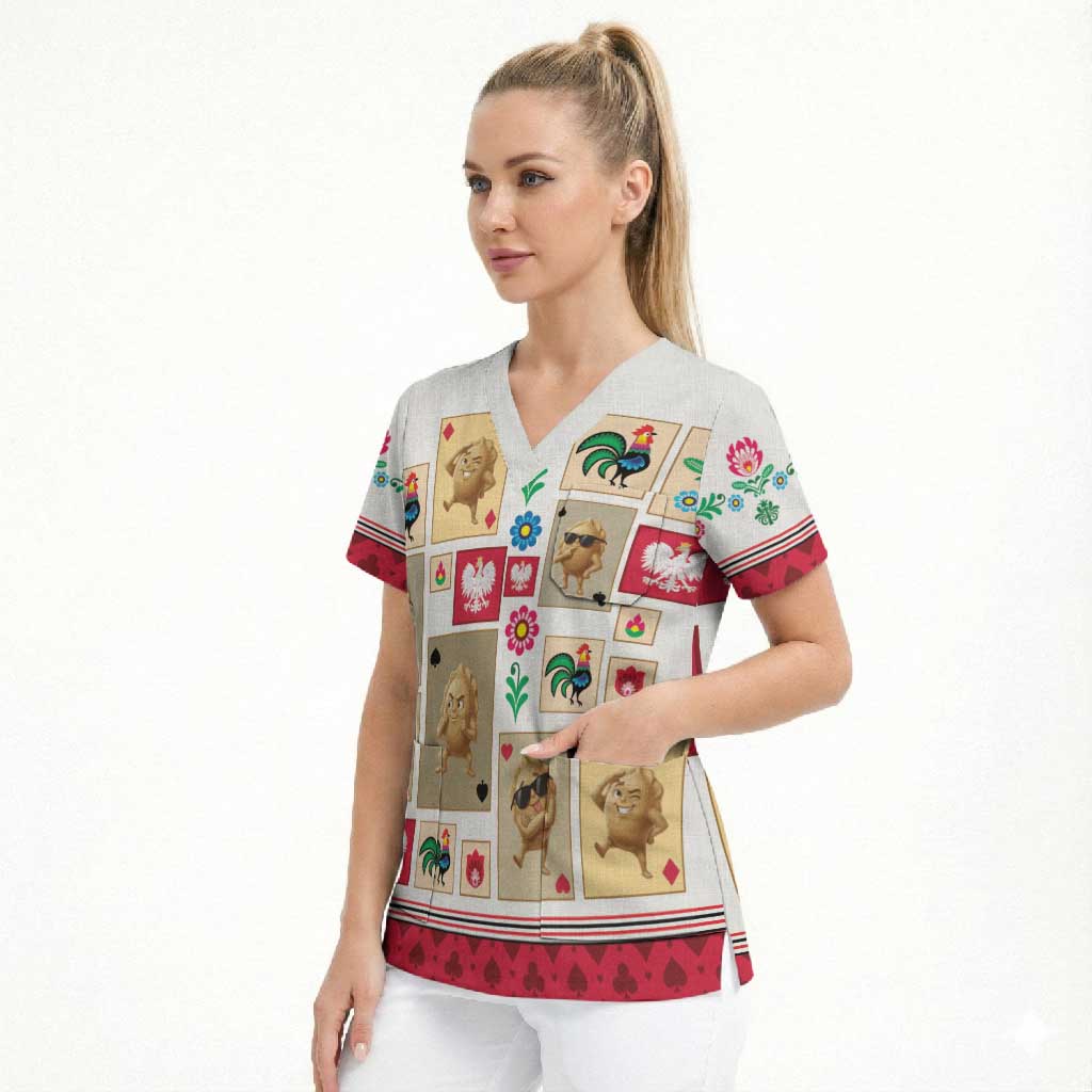 Poland Scrub Top Pierogi Tysiac 1000