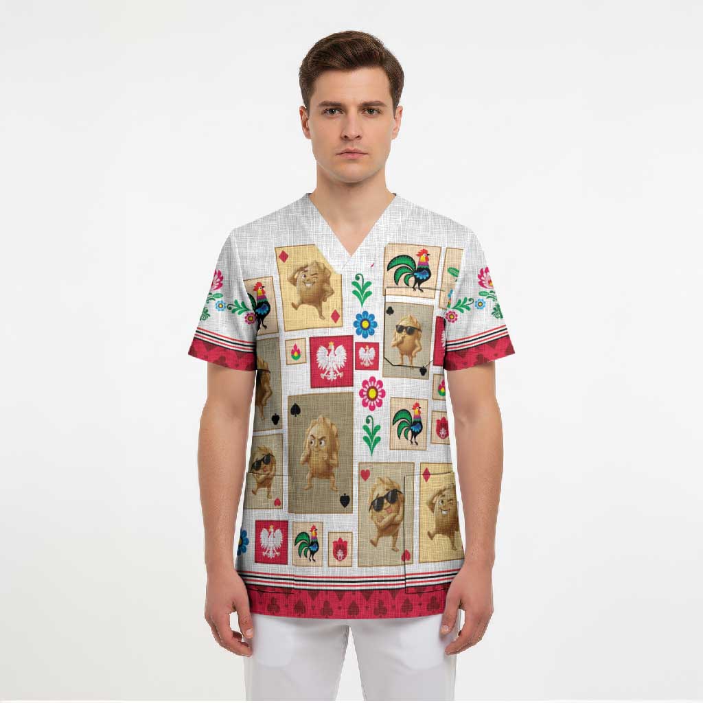 Poland Scrub Top Pierogi Tysiac 1000
