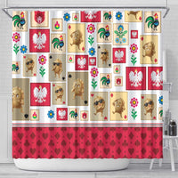 Poland Shower Curtain Pierogi Tysiac 1000