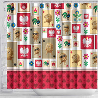Poland Shower Curtain Pierogi Tysiac 1000