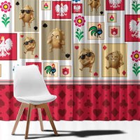 Poland Window Curtain Pierogi Tysiac 1000