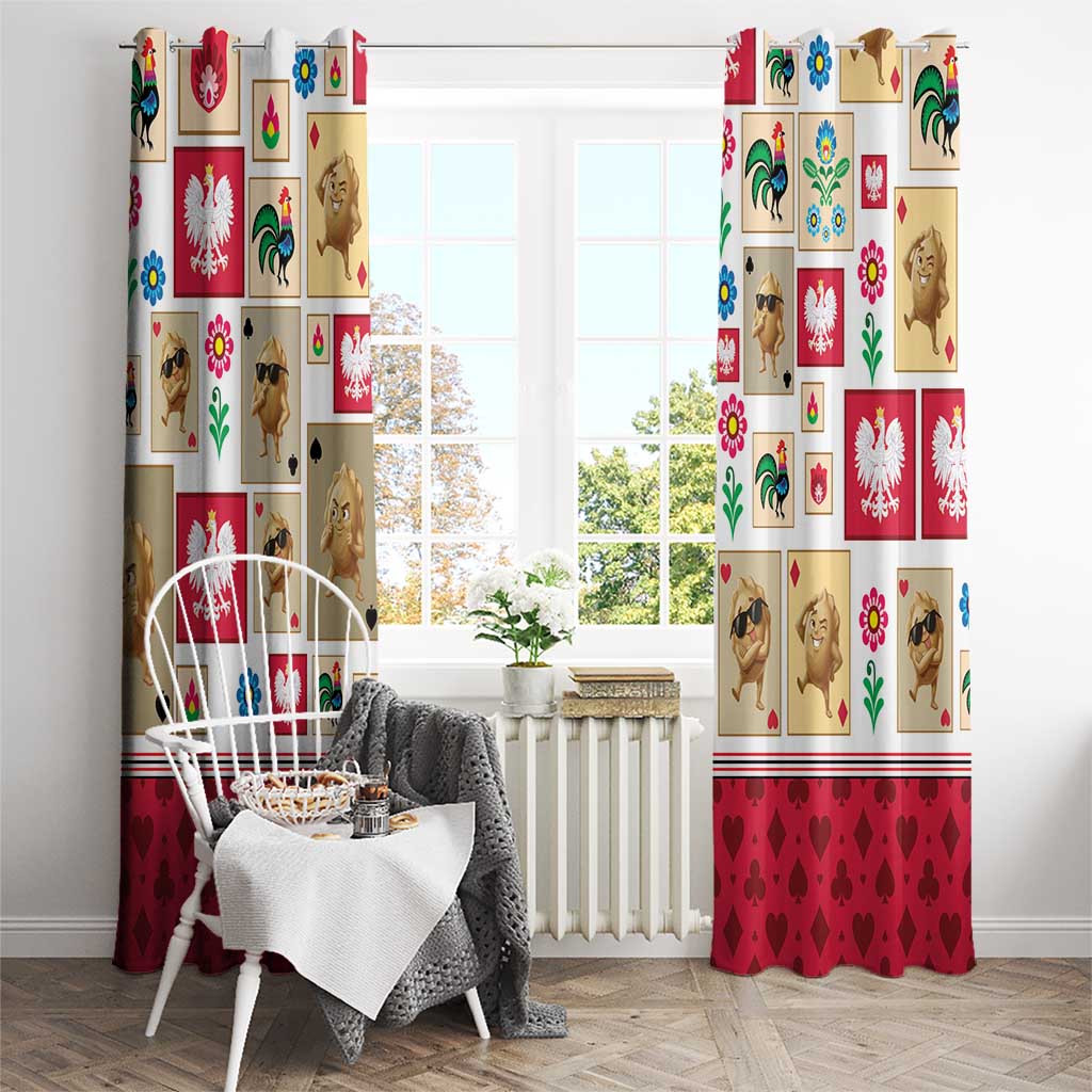 Poland Window Curtain Pierogi Tysiac 1000