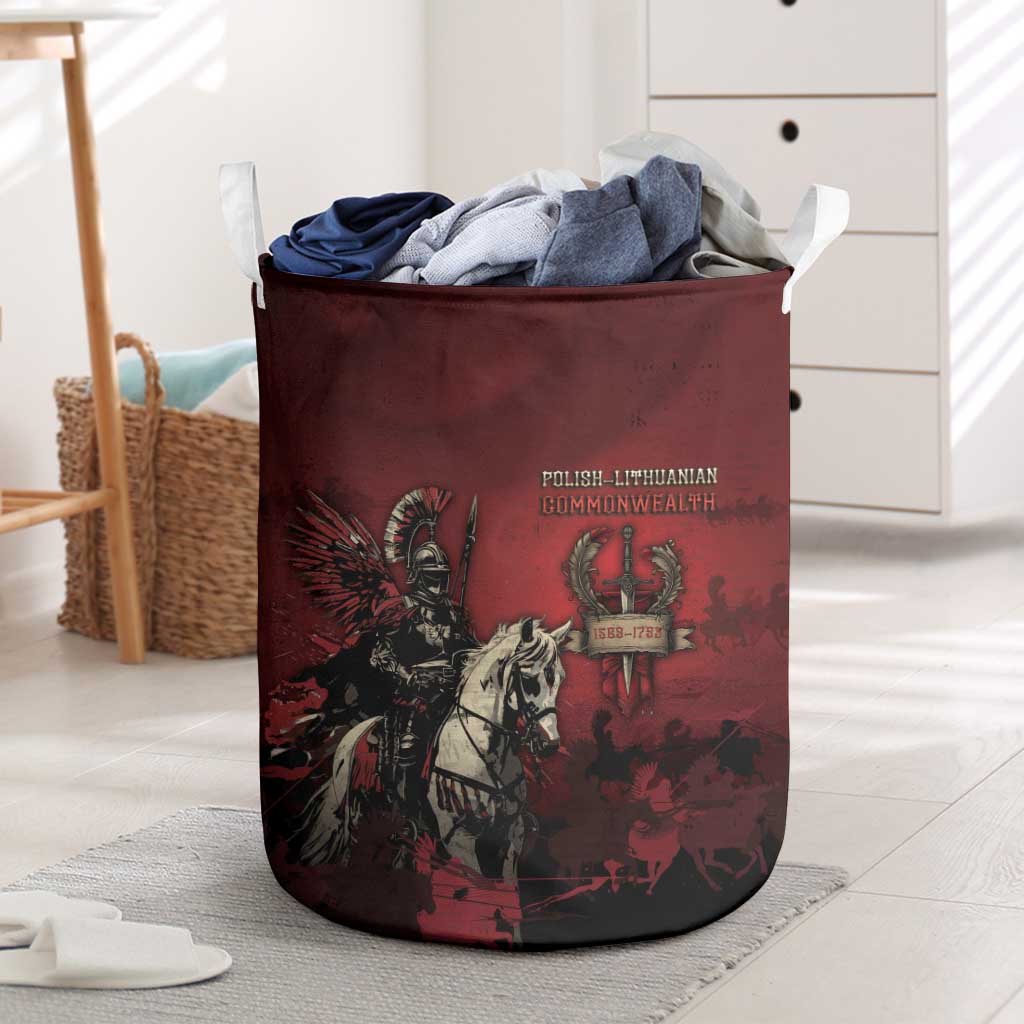 Polish Lithuanian Commonwealth Laundry Basket Winged Hussar Warrior Battle Of Vienna