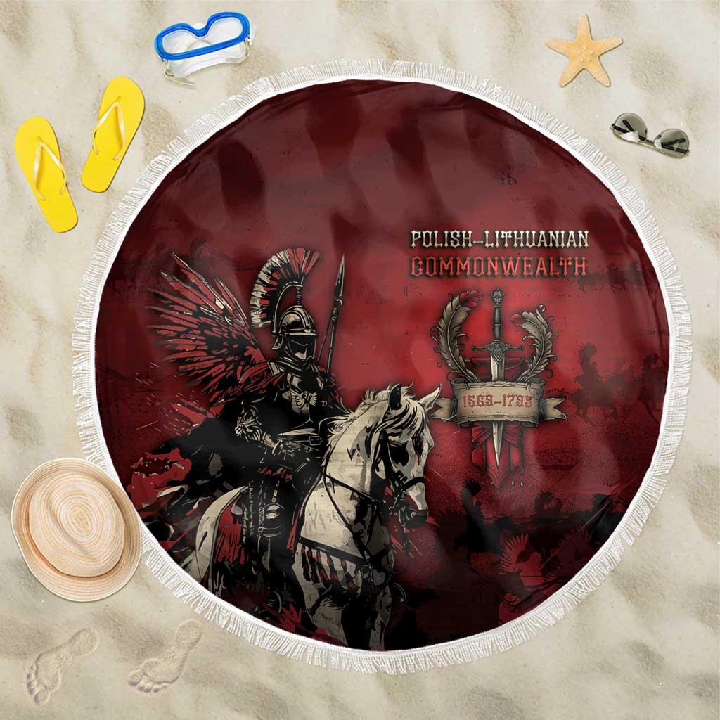 Polish Lithuanian Commonwealth Beach Blanket Winged Hussar Warrior Battle Of Vienna