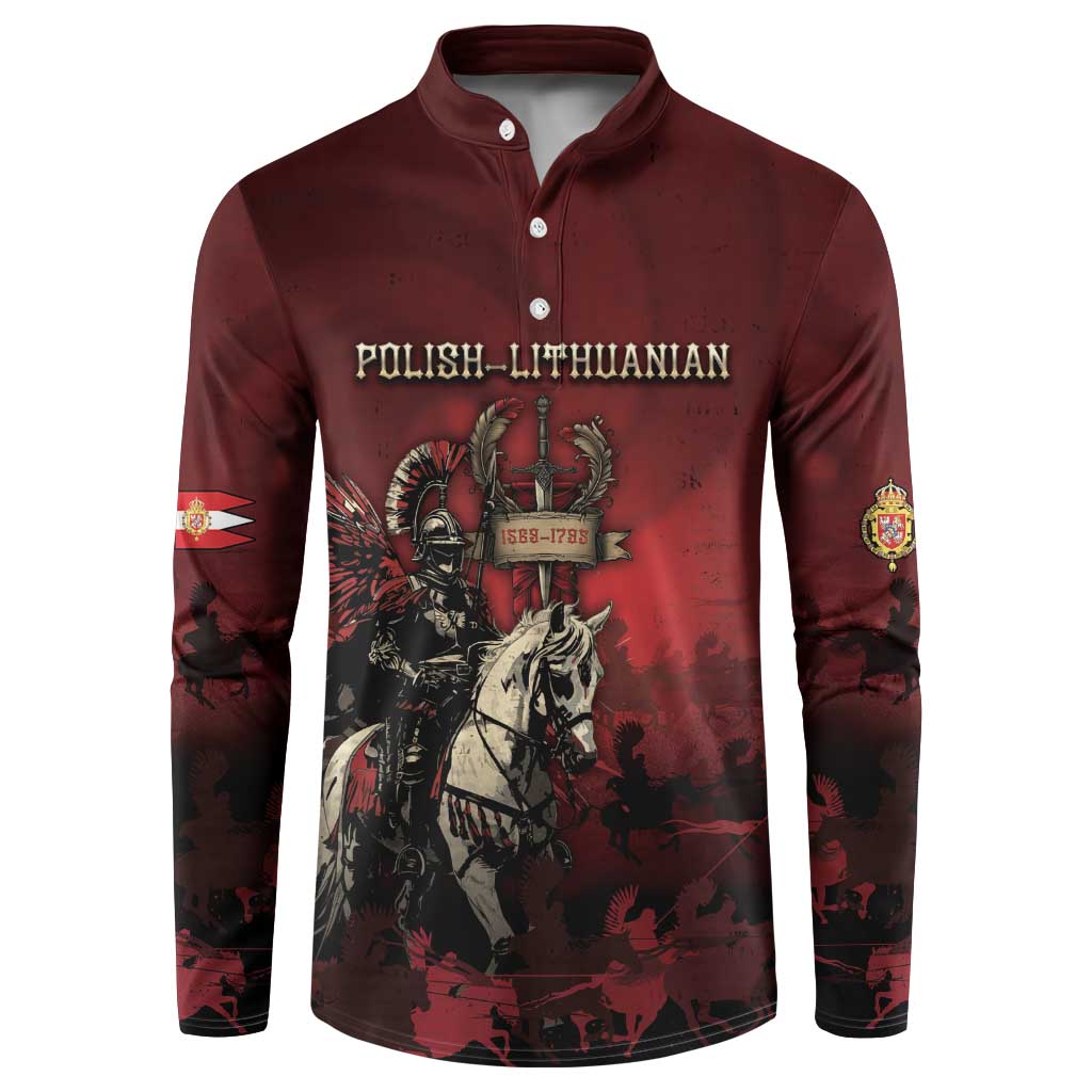 Polish Lithuanian Commonwealth Button Sweatshirt Winged Hussar Warrior Battle Of Vienna