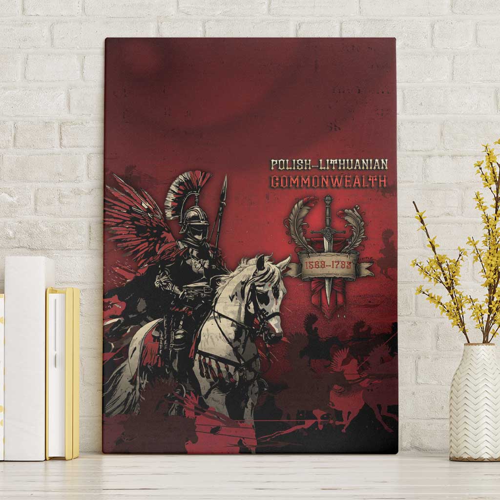 Polish Lithuanian Commonwealth Canvas Wall Art Winged Hussar Warrior Battle Of Vienna