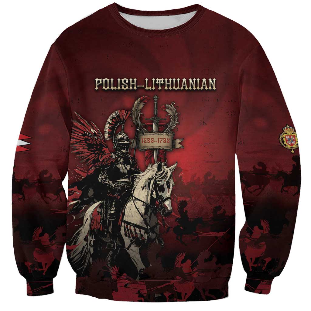 Polish Lithuanian Commonwealth Sweatshirt Winged Hussar Warrior Battle Of Vienna