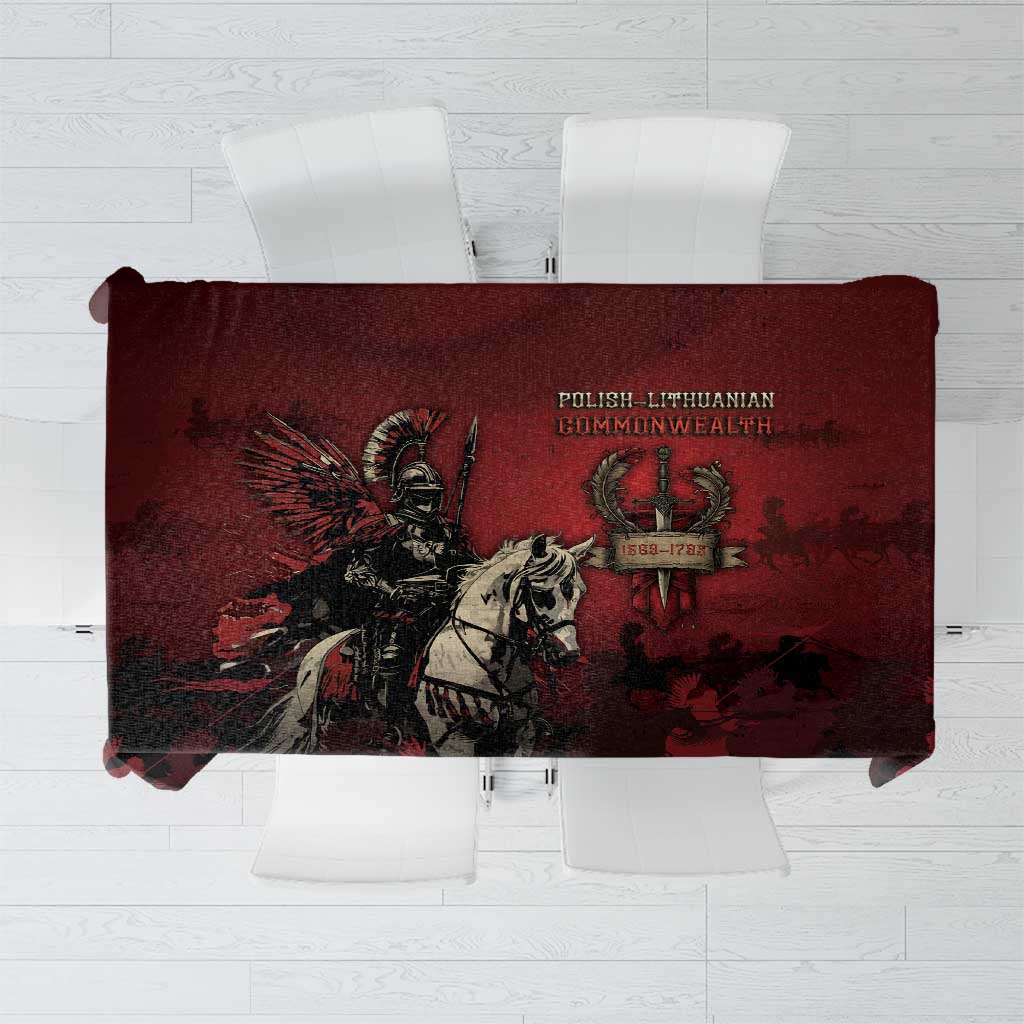 Polish Lithuanian Commonwealth Tablecloth Winged Hussar Warrior Battle Of Vienna