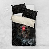Egypt Djed Bedding Set Glow Smoky Dark Style