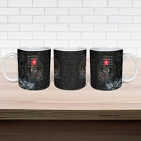 Egypt Djed Ceramic Mug Glow Smoky Dark Style