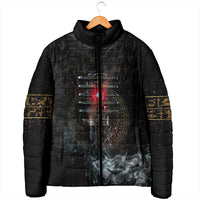 Egypt Djed Padded Jacket Glow Smoky Dark Style