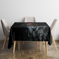 Egypt Djed Tablecloth Glow Smoky Dark Style