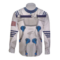 Personalized Astronaut Long Sleeve Button Shirt Space Diving Suit - Wonder Print Shop