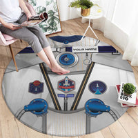 Personalized Astronaut Round Carpet Space Diving Suit - Wonder Print Shop