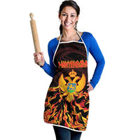 Montenegro Apron Coat Of Arms Fire Style - Wonder Print Shop