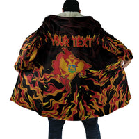 Personalized Montenegro Cloak Coat Of Arms Fire Style - Wonder Print Shop