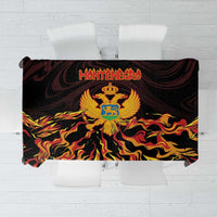 Montenegro Tablecloth Coat Of Arms Fire Style - Wonder Print Shop
