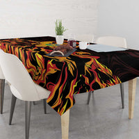 Montenegro Tablecloth Coat Of Arms Fire Style - Wonder Print Shop