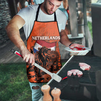 Netherlands Apron Lion With Daisy Flower - Wonder Print Shop