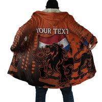 Personalized Netherlands Cloak Lion With Daisy Flower - Wonder Print Shop