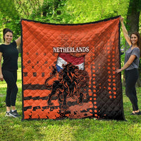Netherlands Quilt Lion With Daisy Flower - Wonder Print Shop